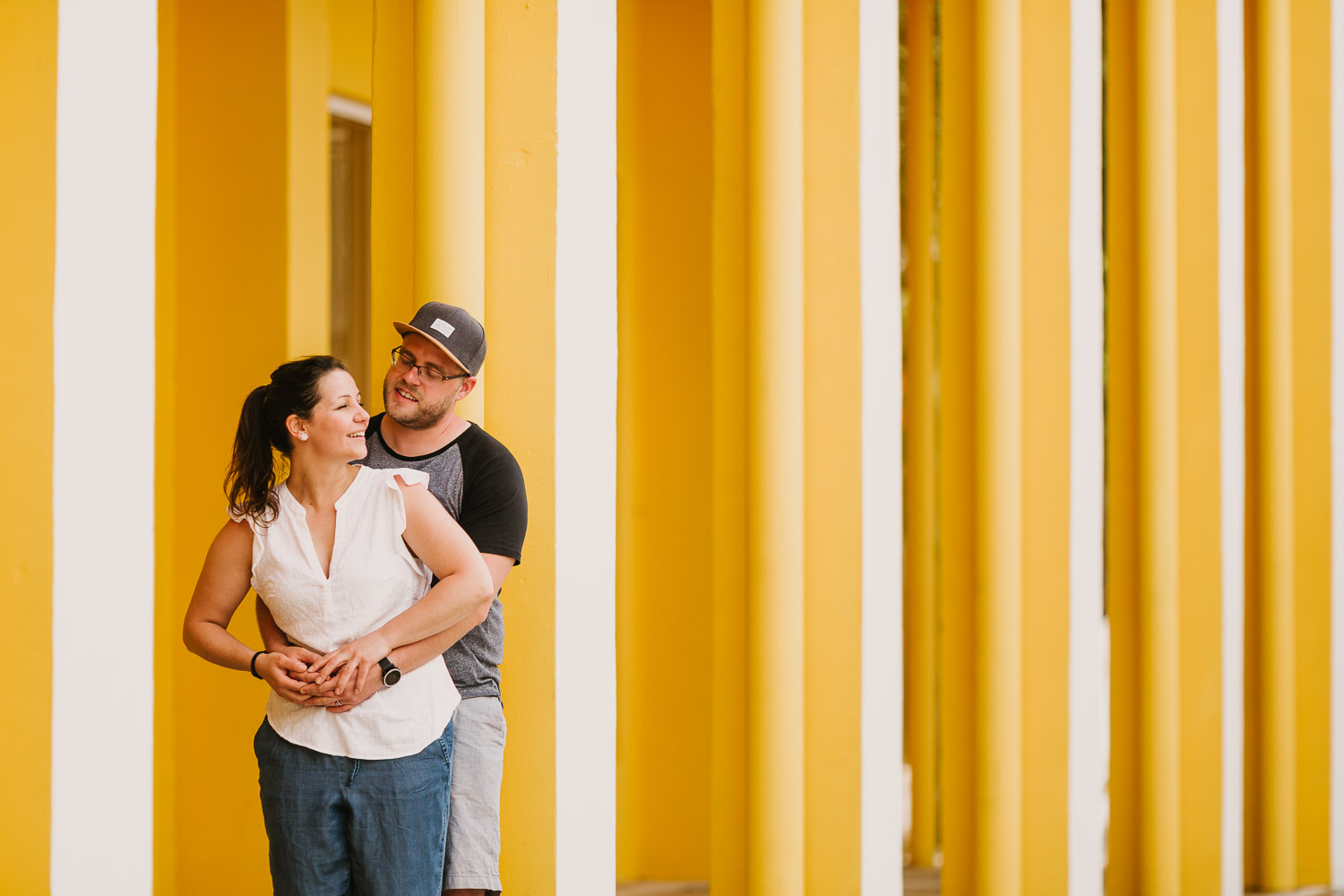 Fun Engagement Photography at Miami Design District – Domino Arts  Photography