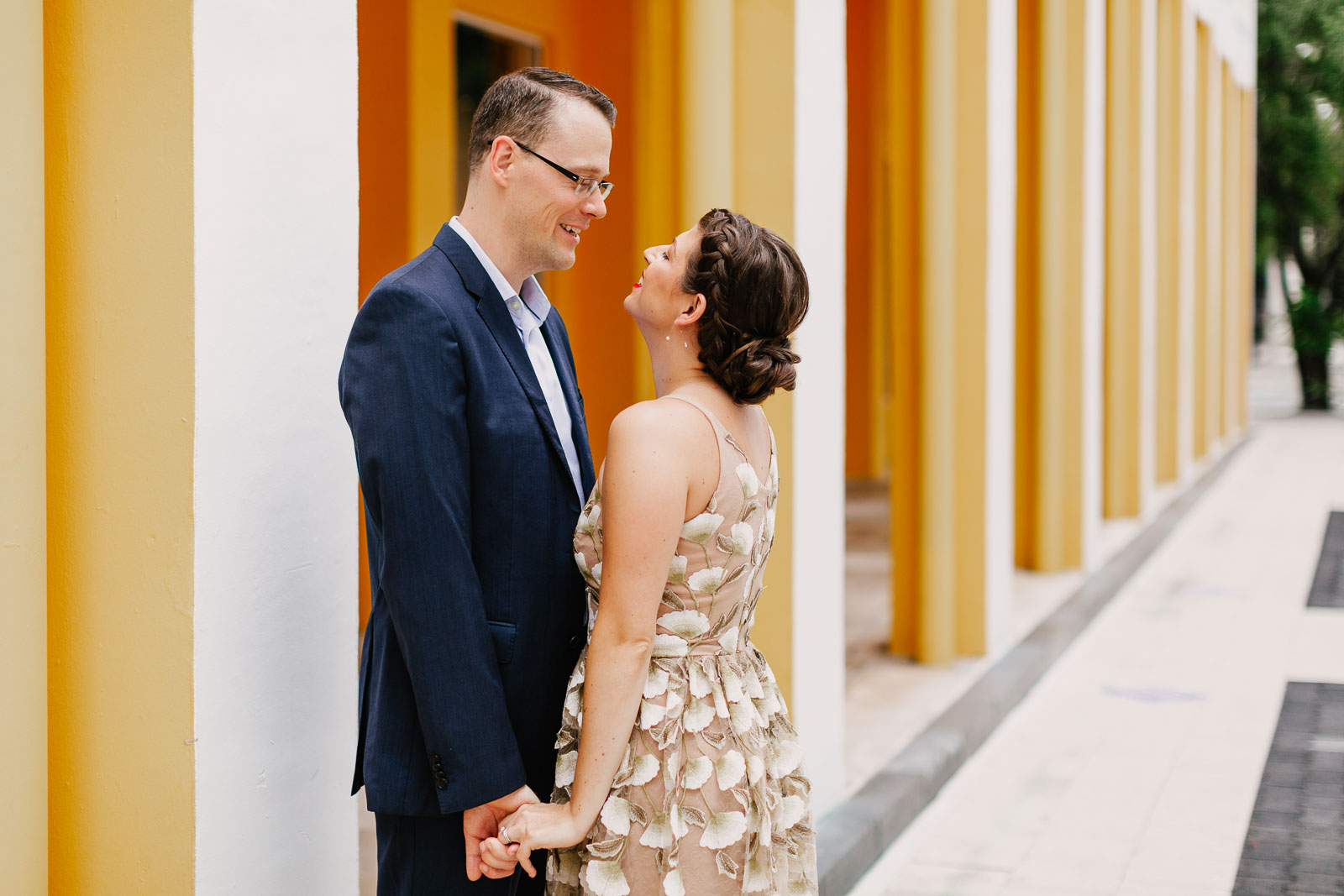 Modern Engagement Photography at The Miami Design District, FL – LukasG